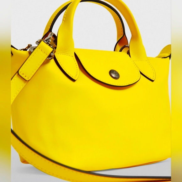 LONGCHAMP Le Pliage Xtra XS Handbag Yellow - Picture 3 of 8